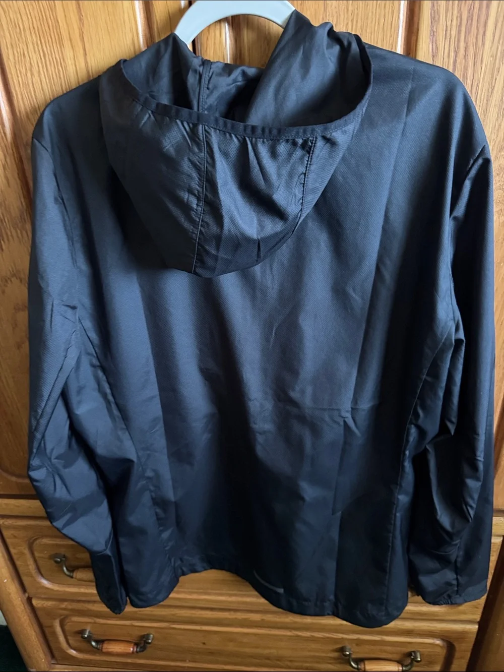 adidas Men’s Black Hooded Windbreaker Jacket